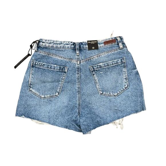 NWT! Blank NYC Cruise Control Denim Hi Rise Frayed Shorts - Size 29 - Picture 10 of 14